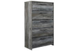 Baystorm Gray Chest of Drawers - Gate FurnitureChest
