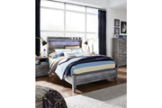 Baystorm Gray Full Panel Bed - Lara FurnitureFull Bed