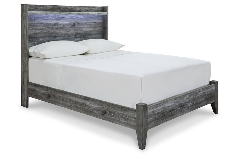 Baystorm Gray Full Panel Bed - Lara FurnitureFull Bed