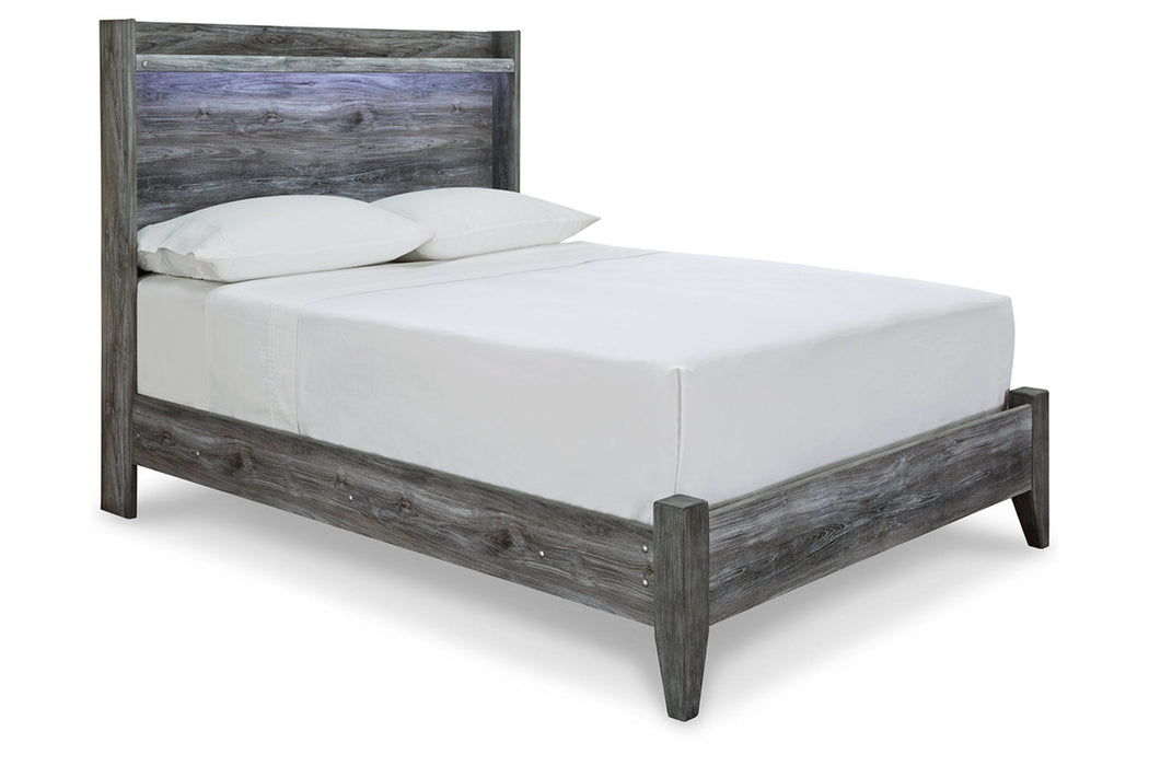 Baystorm Gray Full Panel Bed - Gate FurnitureFull Bed