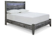 Baystorm Gray Full Panel Bed - Gate FurnitureFull Bed