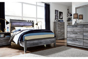 Baystorm Gray Full Panel Bed - Lara FurnitureFull Bed