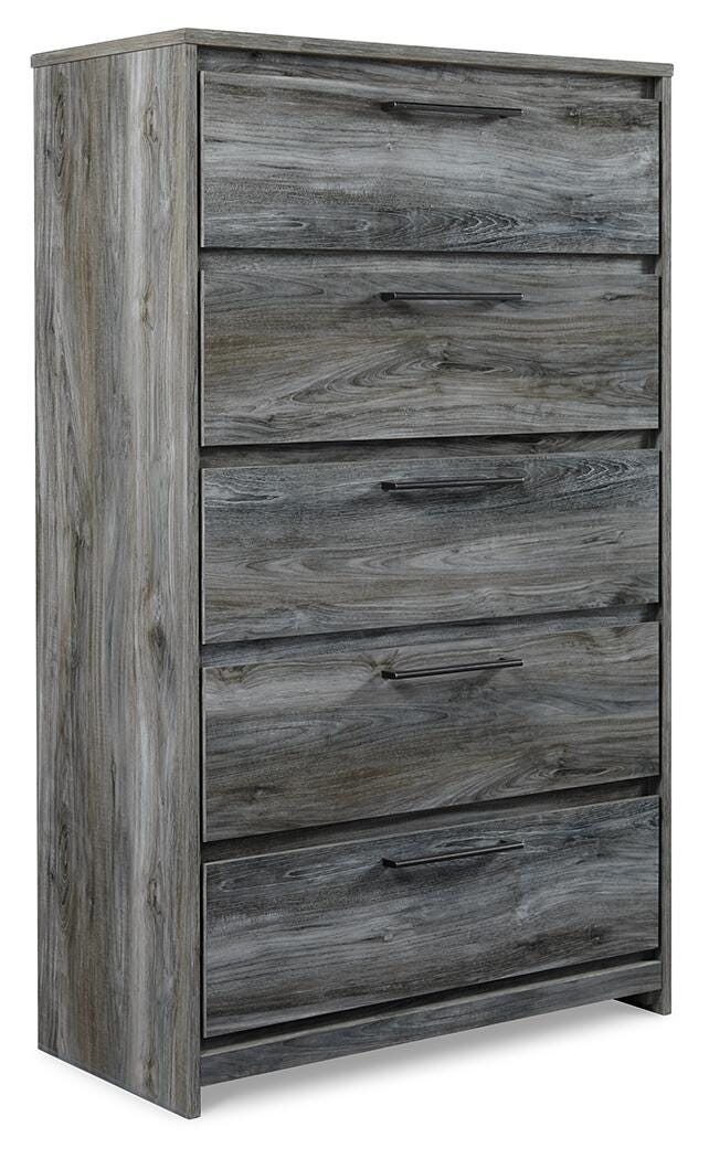 Baystorm Gray Full Storage Bed and Chest - B221B79