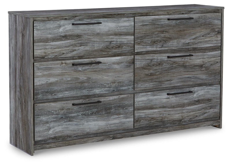 Baystorm Gray King Storage Bed, Dresser and 2 Nightstands - B221B85