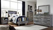 Baystorm Gray LED Panel Youth Bedroom Set - Lara FurnitureYouth Bedroom Set