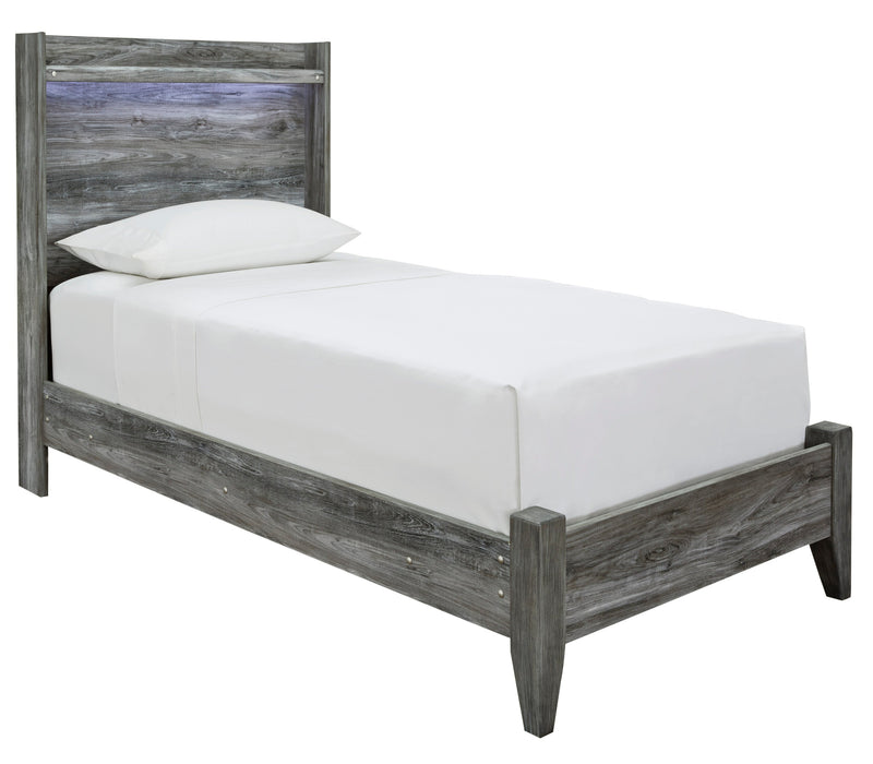 Baystorm Gray LED Panel Youth Bedroom Set - Lara FurnitureYouth Bedroom Set