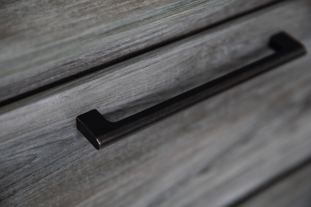 Baystorm Gray LED Side/Footboard Storage Platform Bedroom Set - Gate FurnitureBedroom Set