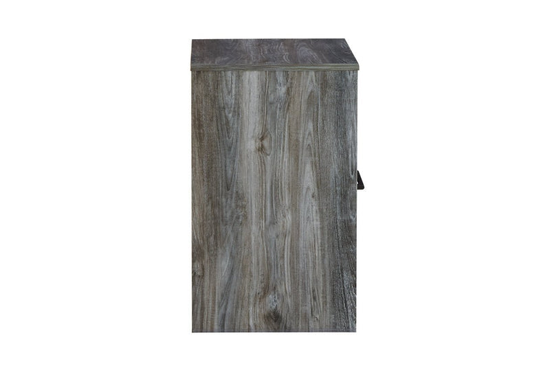 Baystorm Gray Nightstand - Lara FurnitureNightstand