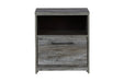 Baystorm Gray Nightstand - Gate FurnitureNightstand