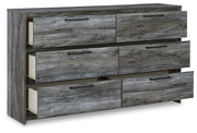 Baystorm Gray Queen Panel Storage Bed, Dresser and 2 Nightstands - B221B88
