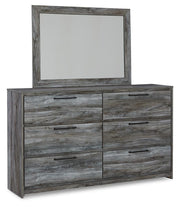 Baystorm Gray Queen Storage Bed, Dresser, Mirror and Chest - B221B82