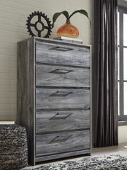 Baystorm King Panel Storage Bed, Chest and 2 Nightstands - B221B97