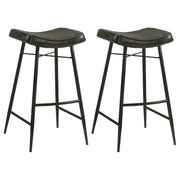 Bayu Leather Upholstered Bar Stool Espresso (Set of 2) - 109259