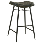 Bayu Leather Upholstered Bar Stool Espresso (Set of 2) - 109259