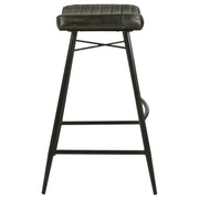 Bayu Leather Upholstered Bar Stool Espresso (Set of 2) - 109259