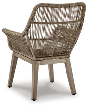 Beach Front Arm Chair with Cushion (Set of 2) - P399-601A - Lara Furniture