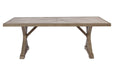 Beachcroft Beige Dining Table with Umbrella Option - Gate FurnitureDining Table