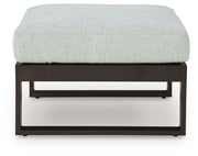 Beachloft 5-Piece Outdoor Sectional with Ottoman in Black/Gray from Ashley - Lara Furniture