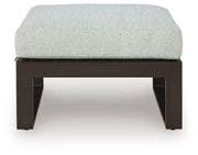 Beachloft 5-Piece Outdoor Sectional with Ottoman in Black/Gray from Ashley - Lara Furniture