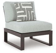 Beachloft Black/Gray 5-Piece Outdoor Sectional - P490P2