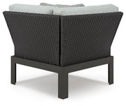 Beachloft Black/Gray 6-Piece Outdoor Sectional - P490P1