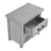Beckett Rustic Gray Footboard Bench Panel Bedroom Set - Lara FurnitureBedroom Set