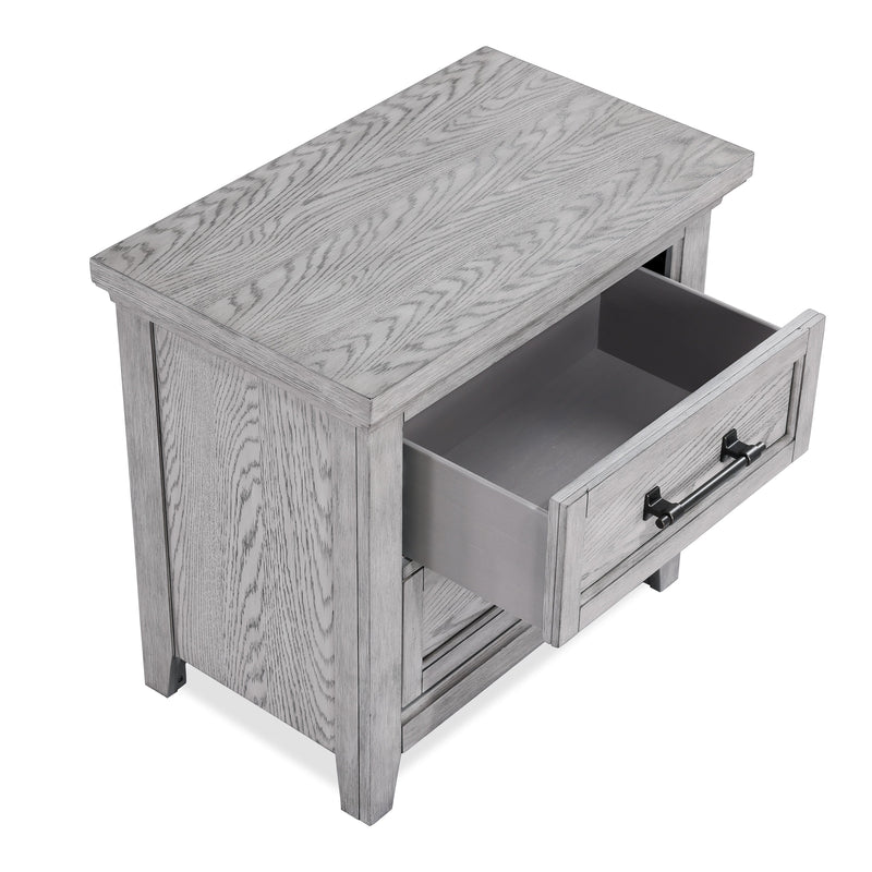 Beckett Rustic Gray Footboard Bench Panel Bedroom Set - Lara FurnitureBedroom Set