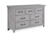 Beckett Rustic Gray Footboard Bench Panel Bedroom Set - Lara FurnitureBedroom Set