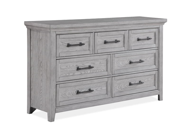 Beckett Rustic Gray Footboard Bench Panel Bedroom Set - Lara FurnitureBedroom Set