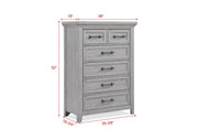 Beckett Rustic Gray Footboard Bench Panel Bedroom Set - Lara FurnitureBedroom Set