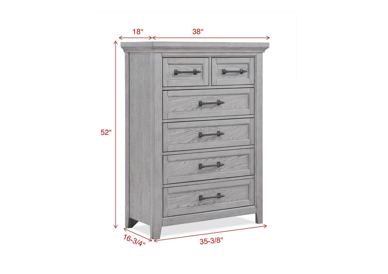 Beckett Rustic Gray Footboard Bench Panel Bedroom Set - Lara FurnitureBedroom Set