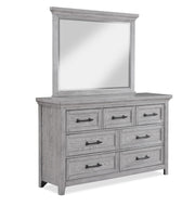 Beckett Rustic Gray Footboard Bench Panel Bedroom Set - Lara FurnitureBedroom Set