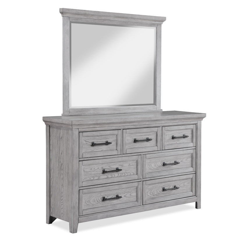 Beckett Rustic Gray Footboard Bench Panel Bedroom Set - Lara FurnitureBedroom Set