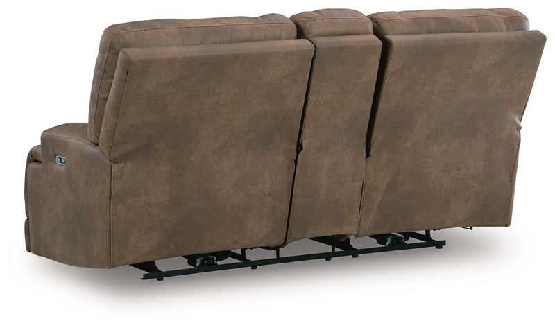 Beckley Place Earth Power Reclining Loveseat with Console - PC9180218