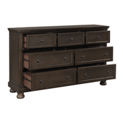 Begonia Grayish Brown Sleigh Storage Platform Bedroom Set - Lara FurnitureBedroom Set