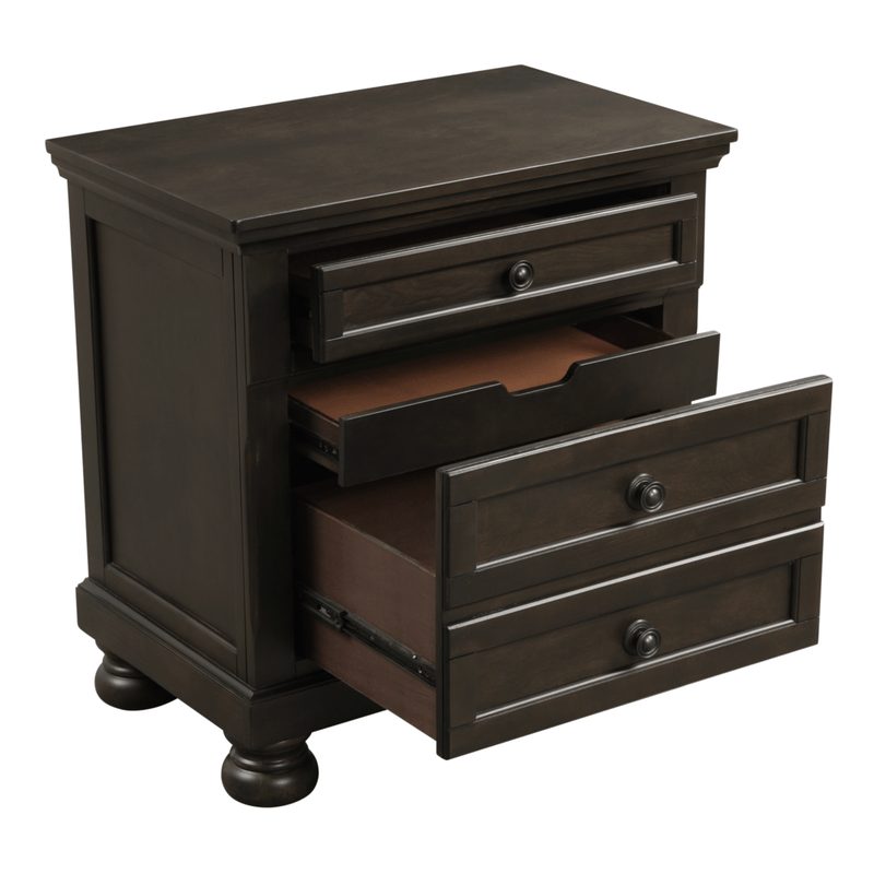 Begonia Grayish Brown Sleigh Storage Platform Bedroom Set - Lara FurnitureBedroom Set