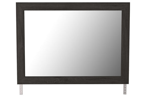 Belachime Black Bedroom Mirror - Gate FurnitureMirror