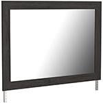 Belachime Black Bedroom Mirror - Lara FurnitureMirror