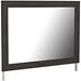 Belachime Black Bedroom Mirror - Gate FurnitureMirror