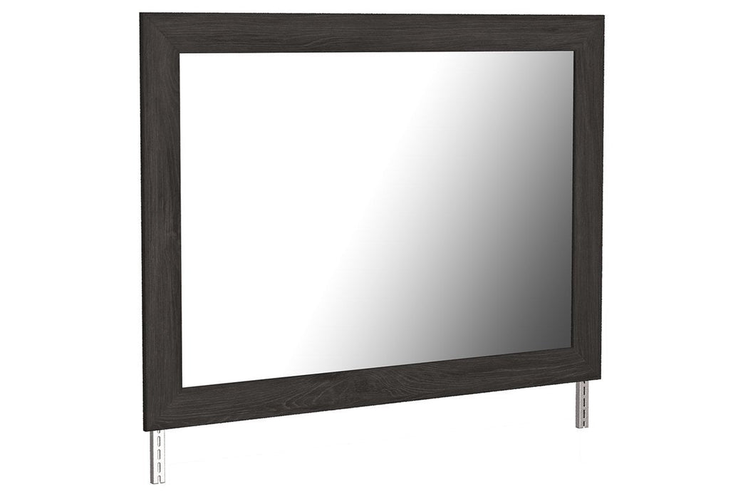 Belachime Black Bedroom Mirror - Gate FurnitureMirror