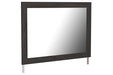Belachime Black Bedroom Mirror - Gate FurnitureMirror