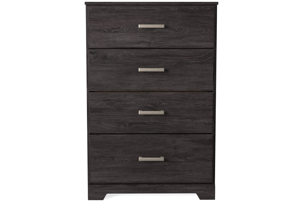 Belachime Black Chest of Drawers - Gate FurnitureChest