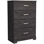 Belachime Black Chest of Drawers - Lara FurnitureChest