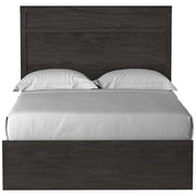 Belachime Black Full Panel Bed - Lara FurnitureFull Bed