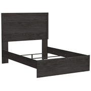 Belachime Black Full Panel Bed - Lara FurnitureFull Bed