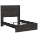 Belachime Black Full Panel Bed - Gate FurnitureFull Bed
