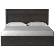 Belachime Black King Panel Bed - Lara FurnitureKing Bed