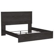 Belachime Black King Panel Bed - Lara FurnitureKing Bed