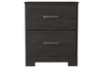 Belachime Black Nightstand - Gate FurnitureNightstand