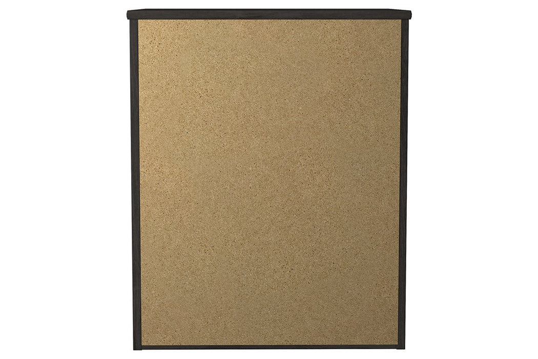 Belachime Black Nightstand - Gate FurnitureNightstand